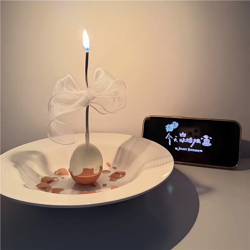【生日仪式感!】蝴蝶结蜡烛装饰品氛围感创意生日蜡烛节日装饰品