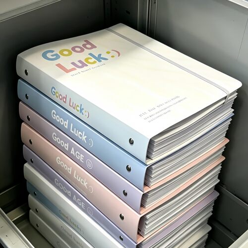 文件夹a4资料夹加厚透明文件袋大容量试卷收纳夹活页资料袋收纳册