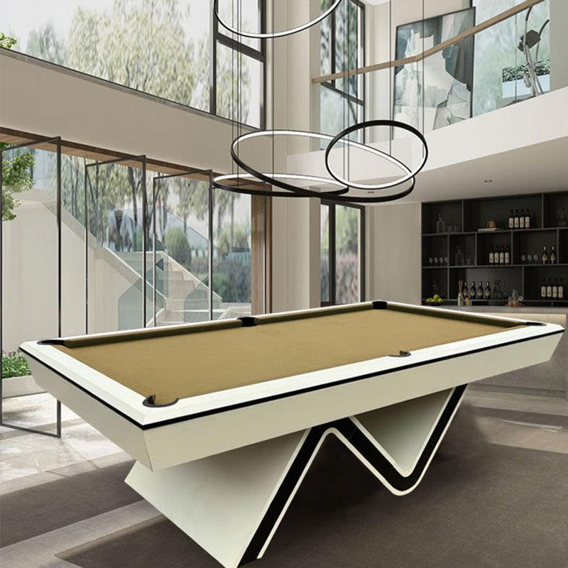 现代轻奢风室内台球桌成人家用别墅会所实木豪华款标准台球桌桌球