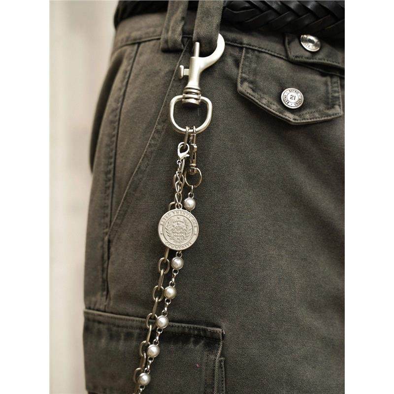 复古双层硬币亚色裤腰链,模玩/动漫/周边/娃圈三坑/桌游,动漫背包/钱包/箱包,淘宝优惠券,粉丝福利购,淘宝优惠卷