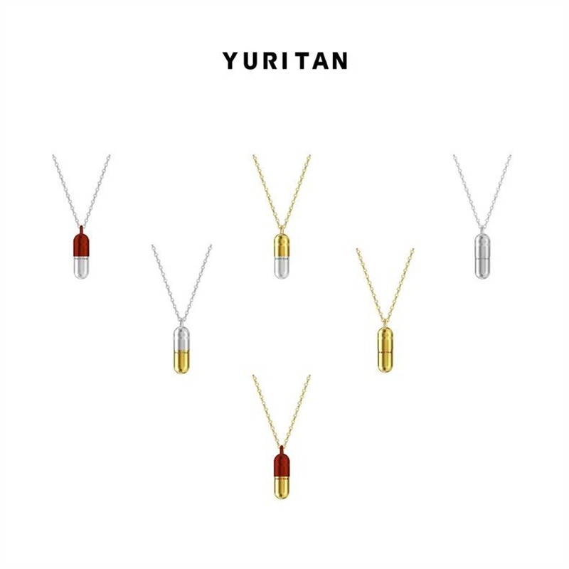 华晨宇同款胶囊项链时尚潮酷情侣款项链颈饰