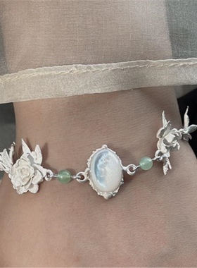 VERB印象设计《白栀子》手链 烧白工艺