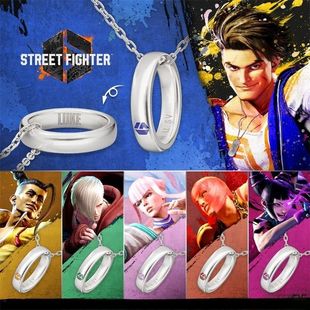 街霸6卢克杰米爱德玛丽莎蛛俐项链饰品精美个性设计小众配饰