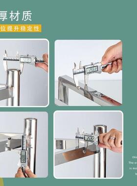 加188024厚不锈钢板架一菜体落菜地三角架带砧围板墩架板架子厨房