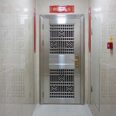 04不锈钢门厂家单门进户入盗户门加厚3383自建房别墅门双开防门定