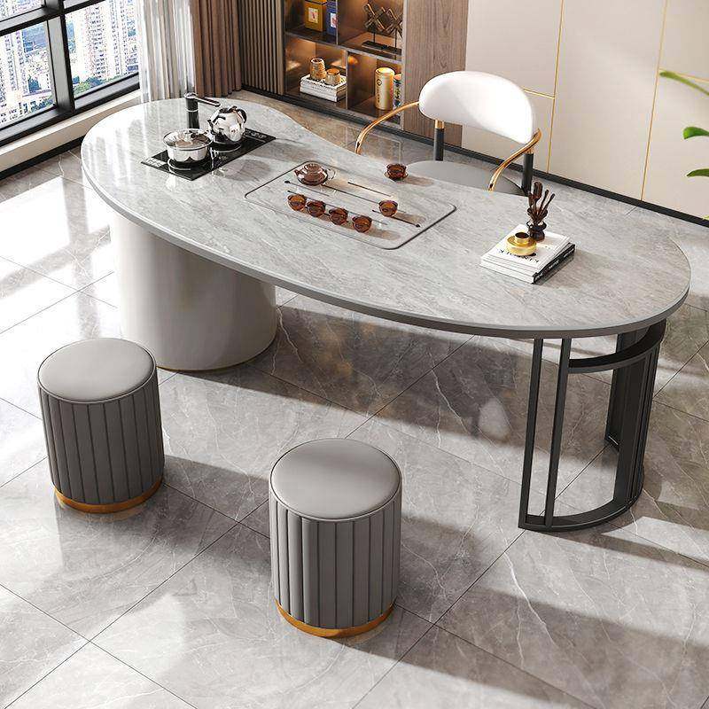 轻奢岩板桌合MHO椅组家用高端办公室设茶台计师功夫现代简约阳茶,商业/办公家具,茶台/茶桌,淘宝优惠券,粉丝福利购,淘宝优惠卷