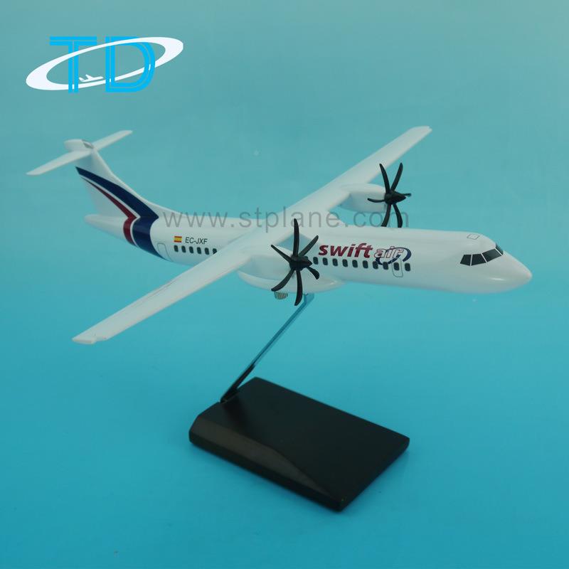 双螺旋飞QKG浆机静树脂机模型态商务客摆饰ATR72