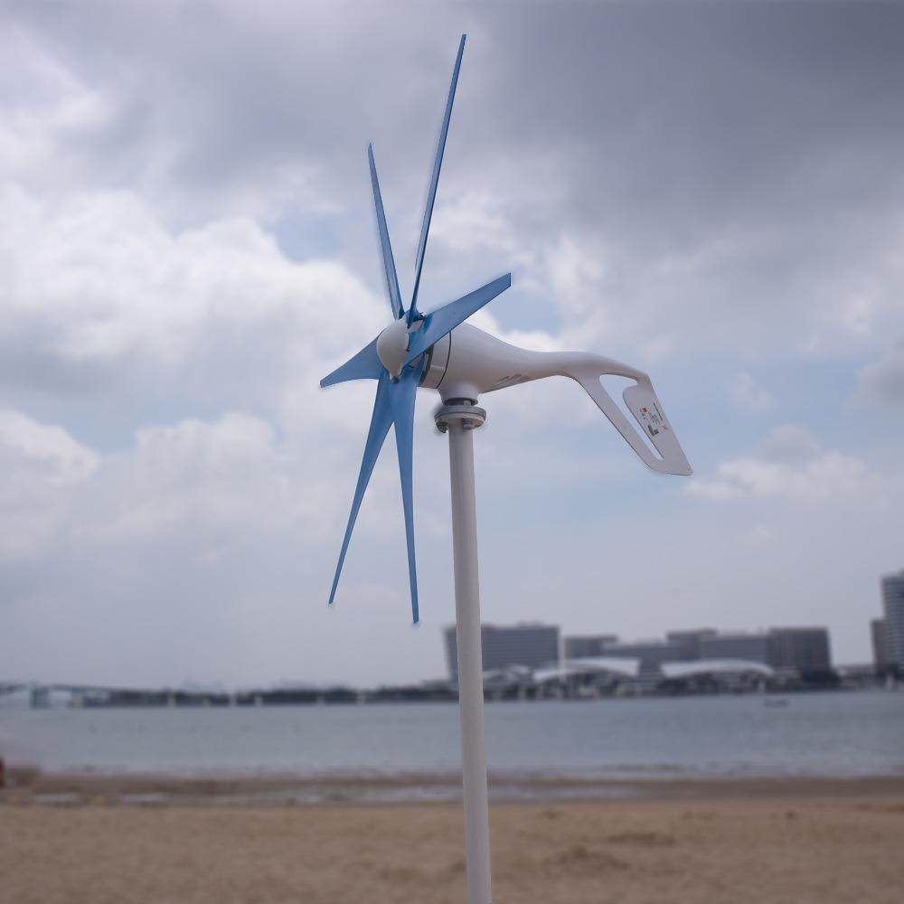 厂家直销水平轴10W200W0W12v24FELv小型0风力0发电机风光互补