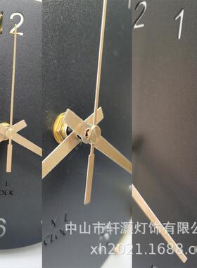 式座钟客厅桌面RBY摆件艺术时新钟挂钟电视柜大气网红钟摆台式新