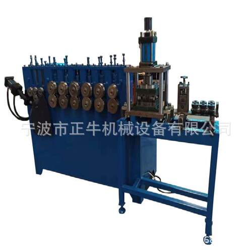 浙江嘉兴DQ箍市卡钢带伺服冲孔铁弯圆机镀锌卷箍自动打数控圈机