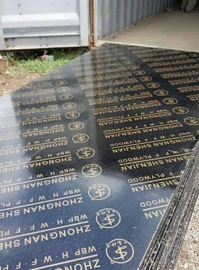工程模板木工板建筑工覆膜板.22长施2.44米镜面光1滑易锯易TLM宽