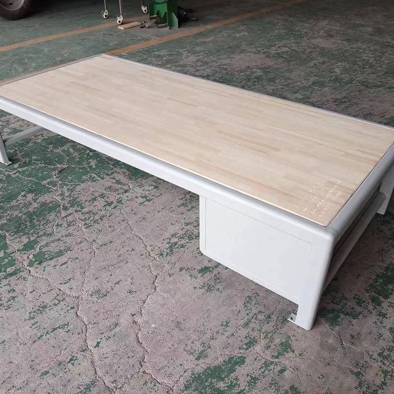 狱床监2312074舍床拘留所劳床具教所监室床单层钢人制单铁床监看