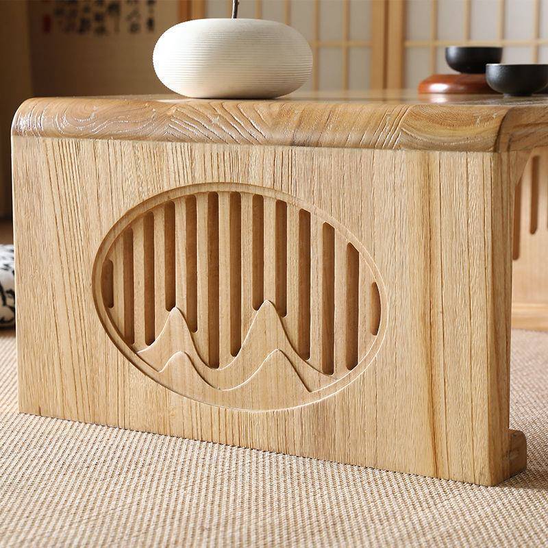 实GFK木桌飘桌国学桌椅窗榻米茶几矮桌古桐木古琴炕桌和榻室桌几