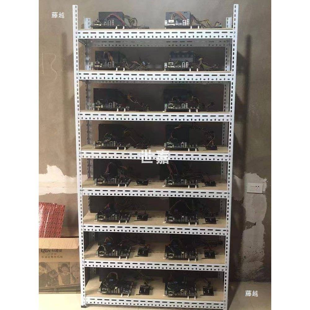 架箱家用电脑主板角钢机架置物家用架货架工作室机搬砖主裸机QVM