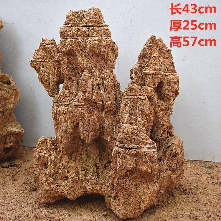 吸水石植物盆景上水石石景假山原石奇庭XRA院石观水秀石鱼缸造景