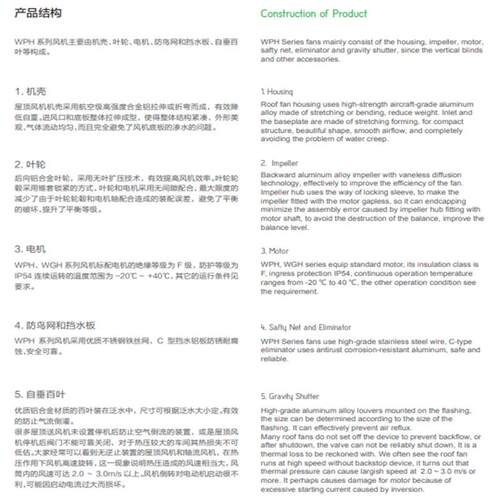 亿达风机机RF5-WSIAXA系列屋顶轴流风RF-AXA31利MA-8-8