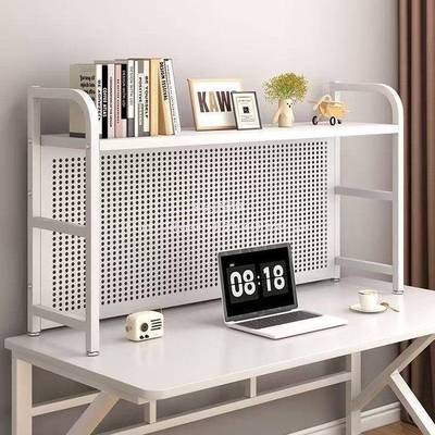 晓钦创意宿舍书TMV桌置床上洞板分层展示架多层书架速桌面物洞架