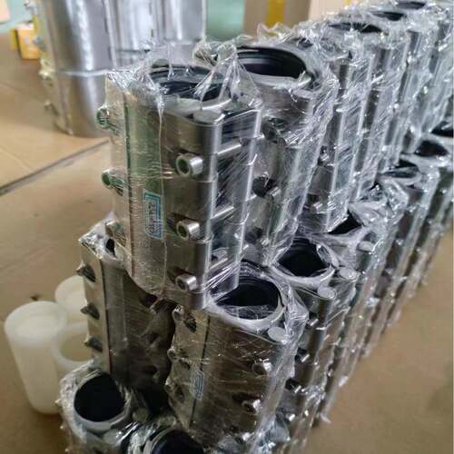 04不锈钢管漏道修卡补器连接器JFN市政抢修用带压堵折叠式双哈夫