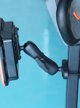 叉管车驾驶位方无损安装平支架1.5英管寸球板头方夹农机956导航支