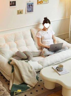 懒人沙躺发可睡可人类狗两窝折OCP叠用沙发床卧室房午休躺椅榻榻