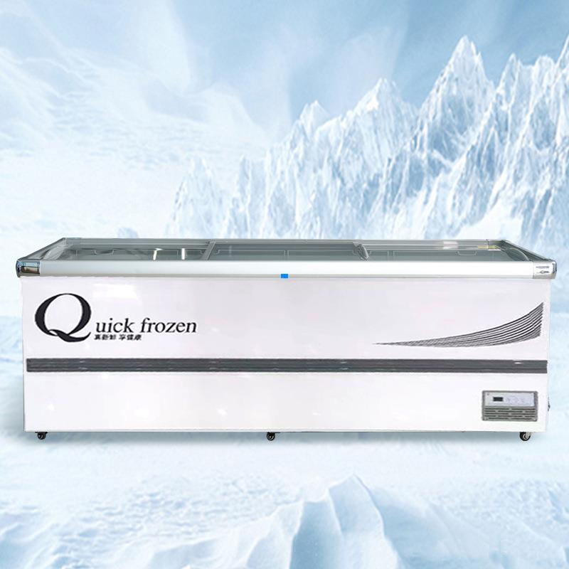 冰箱用卧式冰柜展冷冻柜大容量市便利商店冷藏超示柜无霜组合VDV