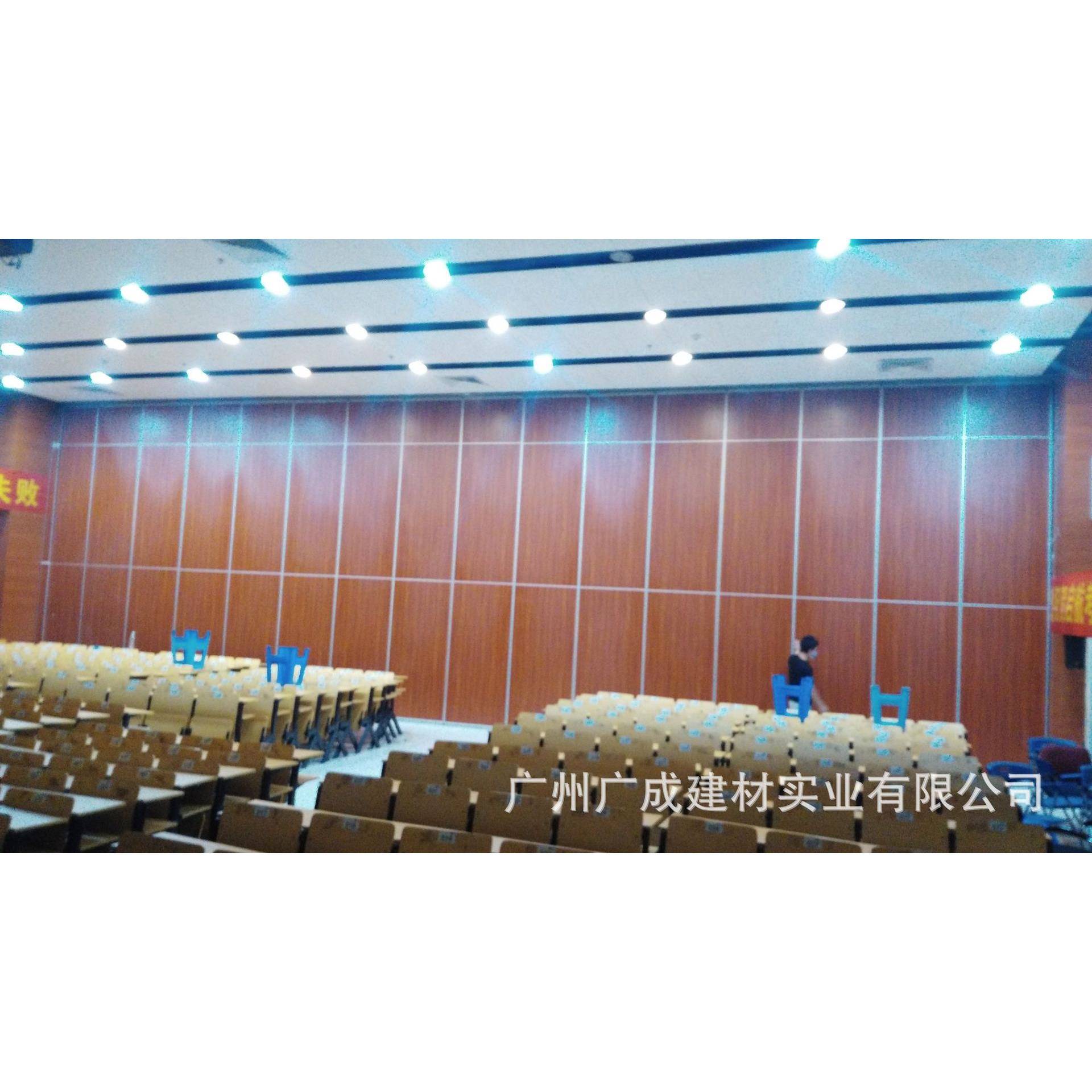 墙贵酒州店活动断山水画移AFP动屏风隔办公室铝合金隔断包厢隔音