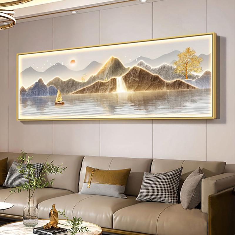 电表箱装饰画免打孔遮挡配电箱多媒体盒电闸箱开关弱电箱客厅挂画