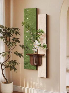 中古风玄关装饰画水客培植入绿户走廊过道尽头挂画墙T5A8hJr6壁复