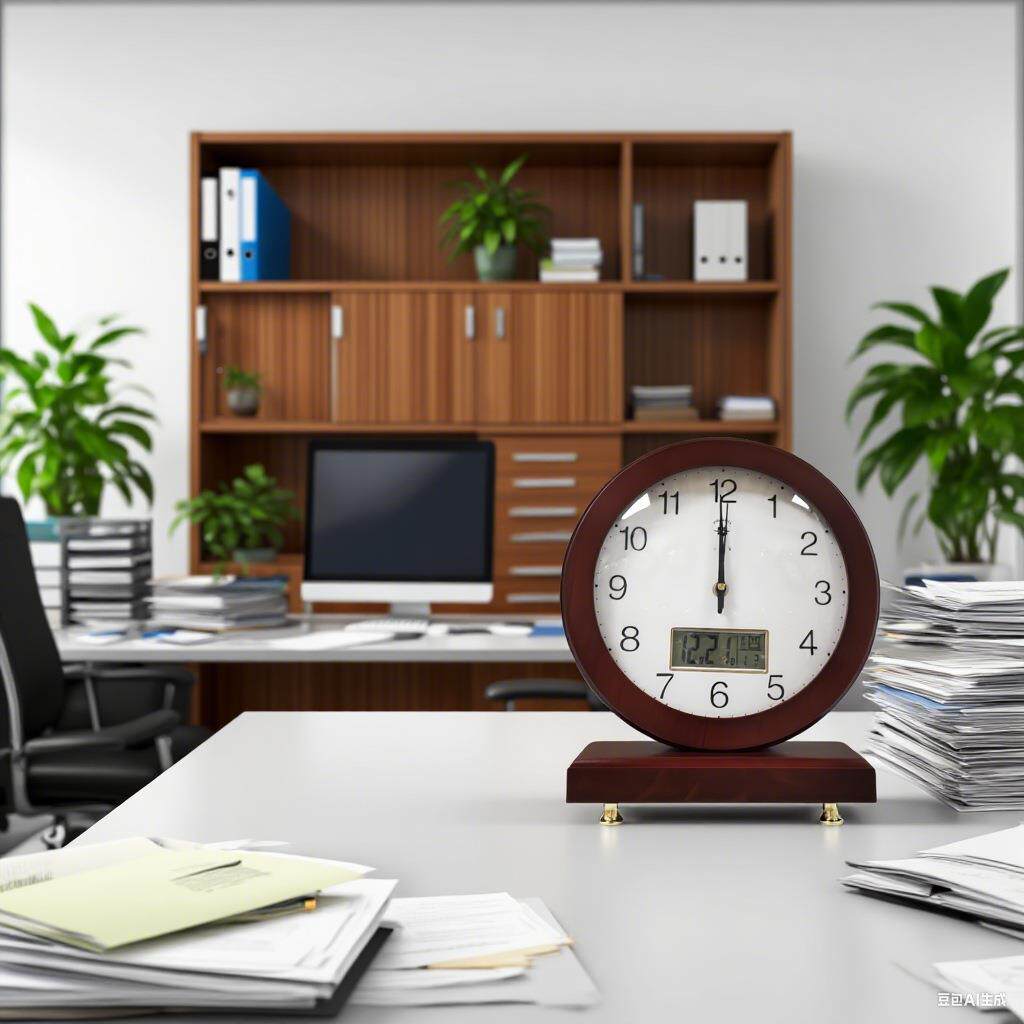 实木台式客厅创座钟简CJM时钟摆件卧室床头静钟台约式桌面意音创