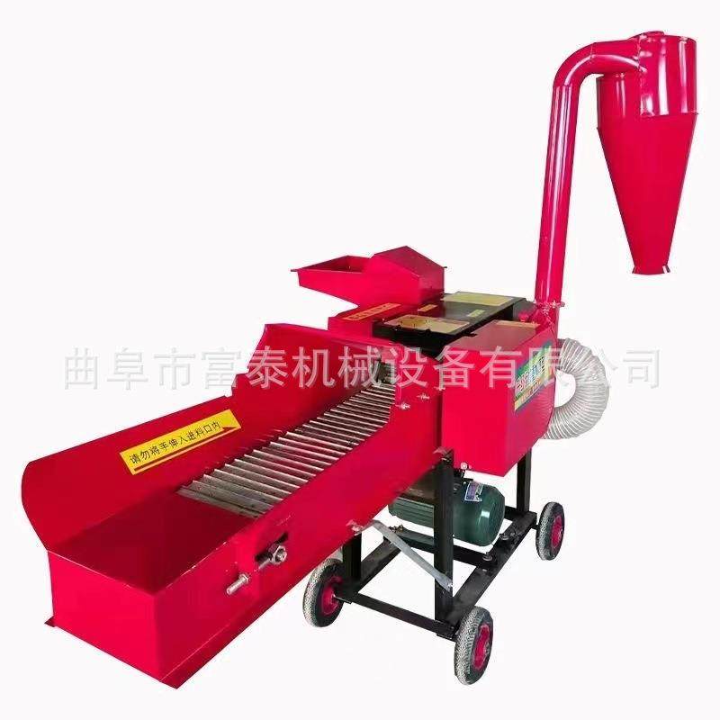 汽油ZKC用机带秸秆铡草揉丝机玉米芯米玉棒粉碎机铡干湿两草揉丝