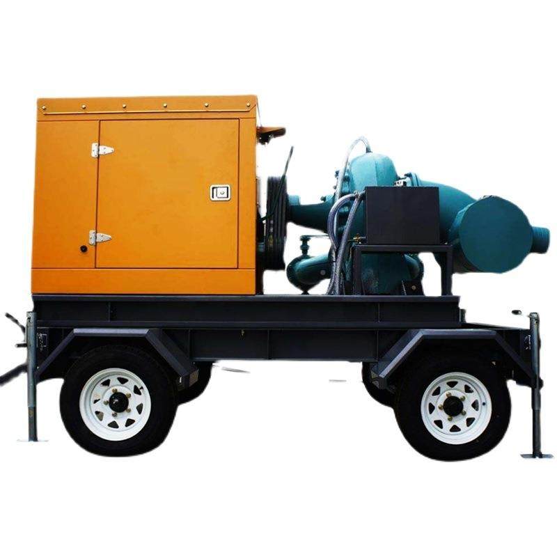 水泵组自吸泵城市混防汛防涝抗洪JVU灌溉流泵移柴动式油动力泵机