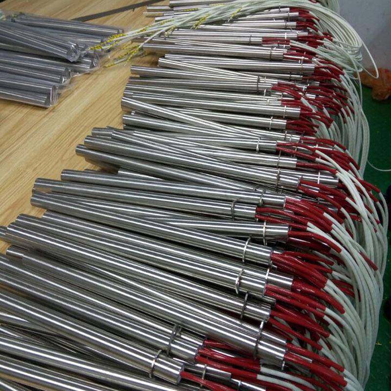 带法兰0单头电热管LYC100W加热棒大率功加思热管米米筒式加热器