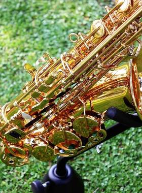 音SLAD萨E中克斯风降E人调中GY0003-2音萨克斯专业版白贝壳按键成