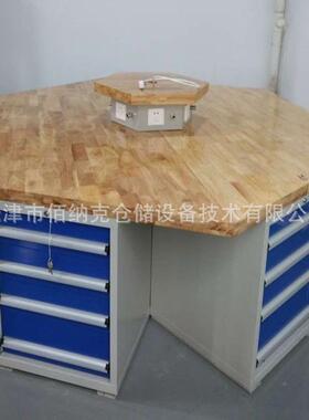 重型作工台防静家电工作台QS4068实验室工作台车间工作厂台天津