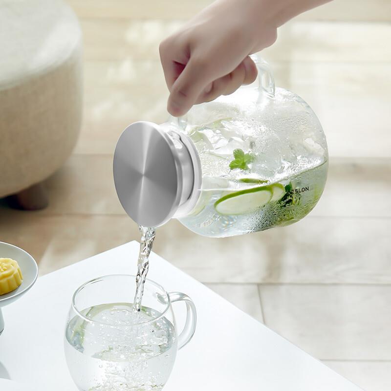 装（DSL6ON）清韵玻璃冷水壶套茶壶水壶DQY-ETDQY-TZ01Z01B