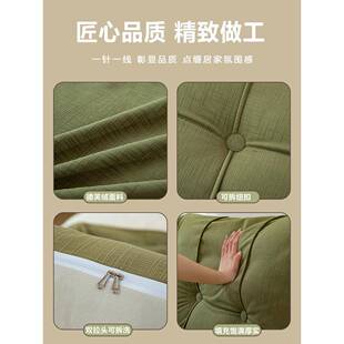 头靠垫软包实木床头包防撞大靠罩背套可拆洗床卧F989HS57室床头改