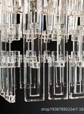 rh北美MARGNAN吊形灯美48891式现I代圆轻奢别墅客厅大厅大气水晶