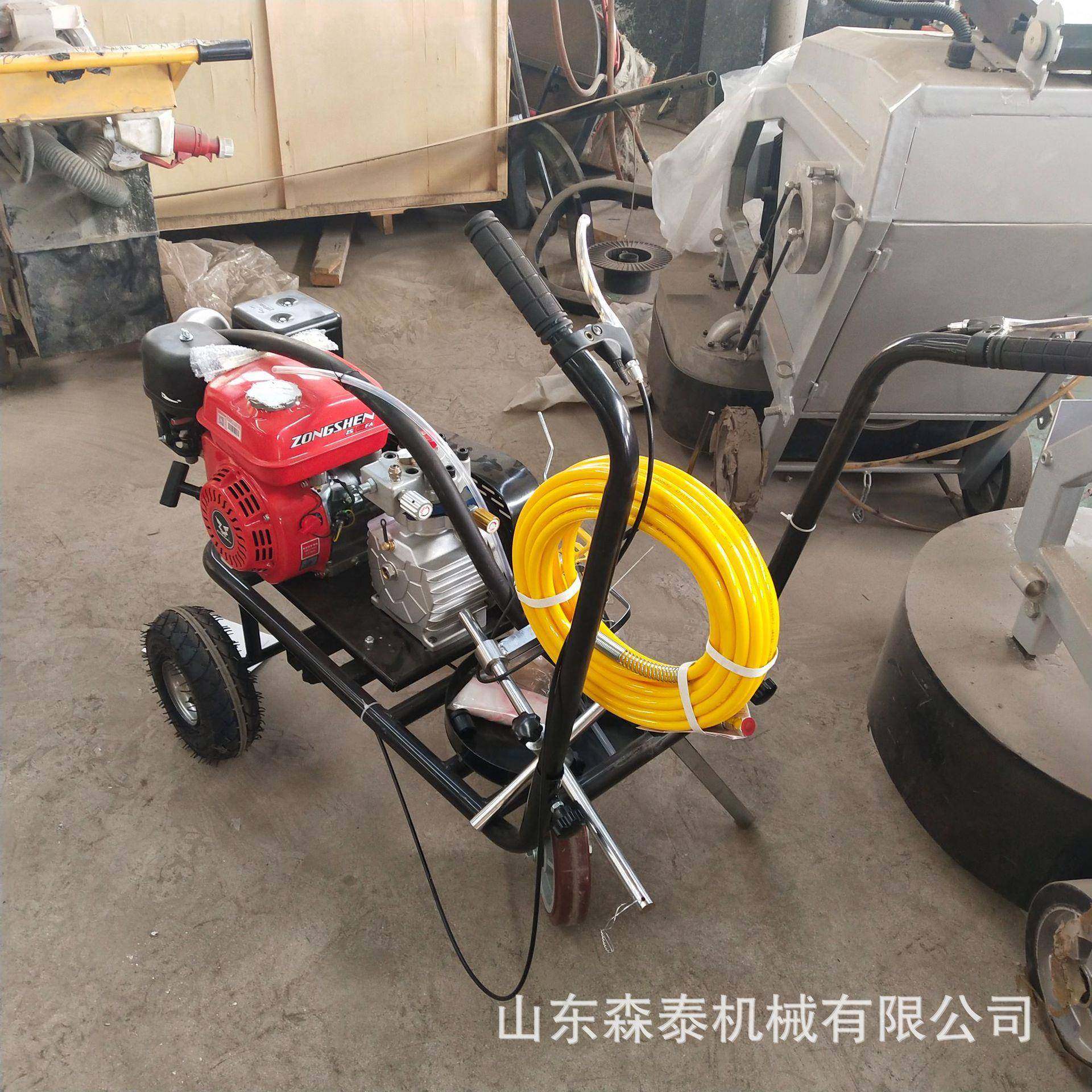 划手推冷喷划线YBX机小区沥青道路线机工厂车间画地下停车场线机