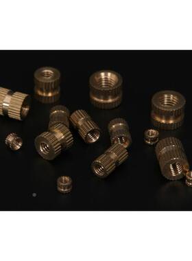 美制6#-24167#-40/14-320铜嵌件注塑铜螺母铜镶件