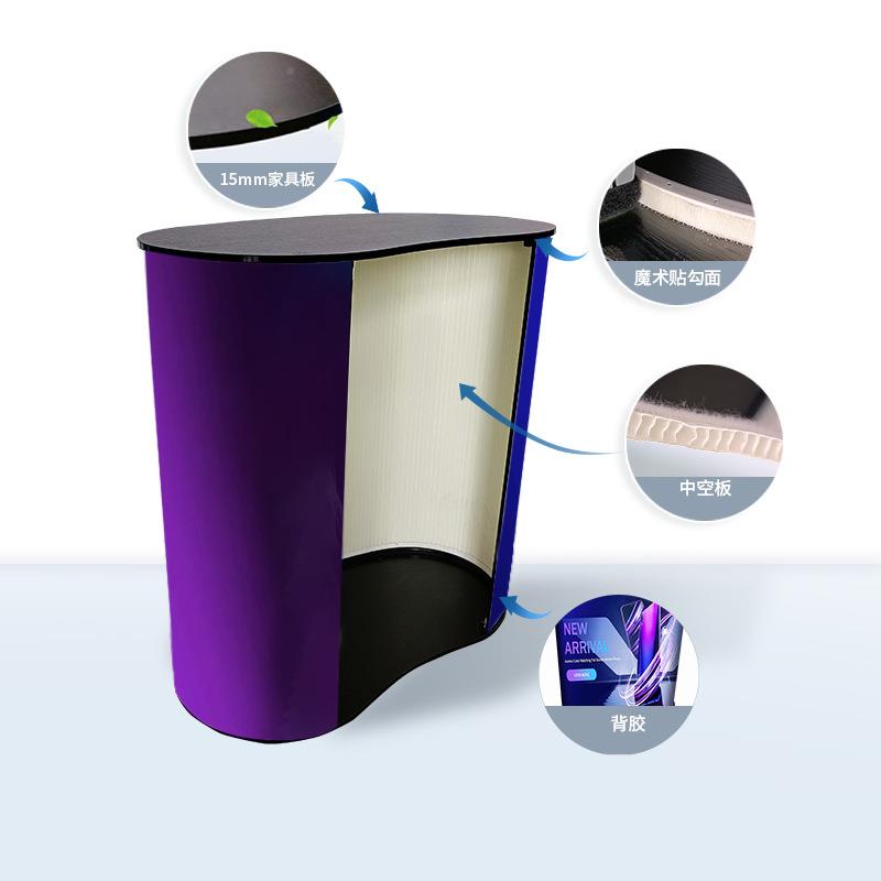 532定制中空板促销台展示架便携示展台广牌展会超展市告架子试吃