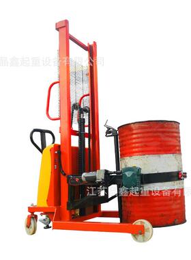 鑫叉车半电油桶堆晶高车40kg电动升5降电373动动翻转