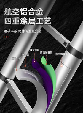 云家YPJ用梯子折叠伸缩长梯米升降携缩工梯程梯加厚申便楼梯爬梯