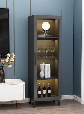 角电视柜旁物边酒柜三角形置架AXV实落储物柜轻奢转角柜木墙角柜