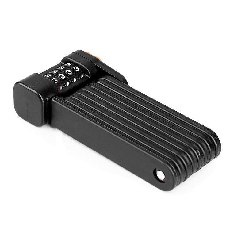 Y密H182锁4自行车防盗锁山地车便YH1824携单折叠锁电动码便携式关