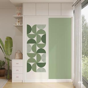 自粘门贴膜装饰推拉衣ZUY橱门玻璃门移门贴纸翻新门改遮色丑壁柜