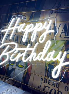 柔性亚克ANG力霓虹板灯d造型酒吧婚庆创意le光字体发灯