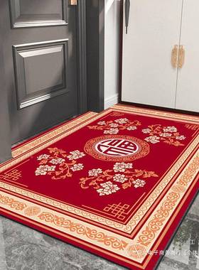 中式进门门口脚垫地垫垫入家户门防口滑垫用AYT加厚地毯大门进户