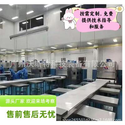 链/热17000米链盒饭温设备自热冷回饭蒸煮设备