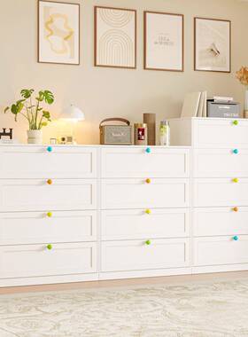 首立减家用钢制柜五斗现客厅边柜床尾储件物抽屉柜代简约92332铁