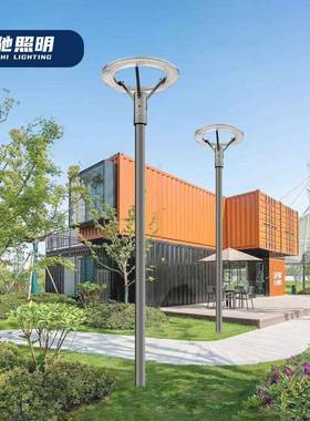 现货户外LED观灯防36121别景墅小区高明杆景观灯庭院照灯头水高亮